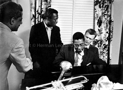 Dizzy Gillespie, Miles Davis, Gerry Mulligan & Teddy Wilson