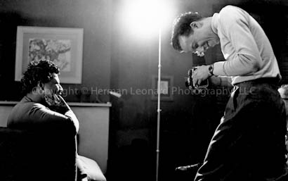 Herman Leonard and Ella Fitzgerald